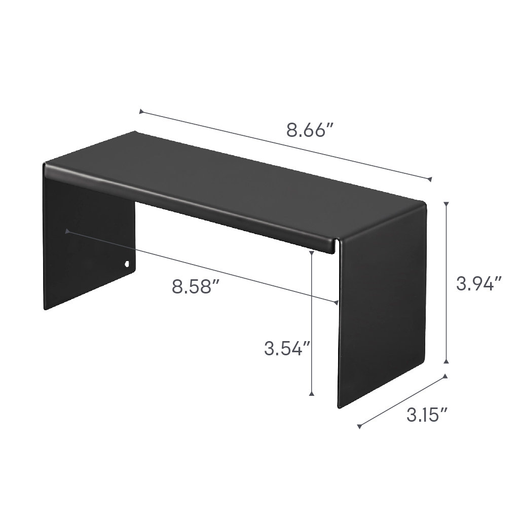 Yamazaki Home Medicine Cabinet Riser [Set Of 2], Steel, Holds 4.4 Lbs ...